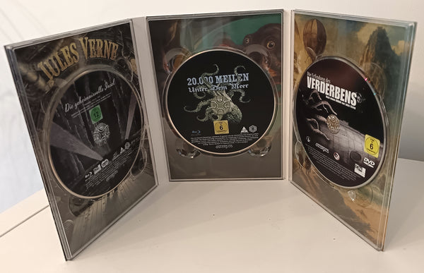 JULES VERNE EDITION - Phantastische Abenteuer über und unter Wasser (2 Blu-ray + 1 DVD)