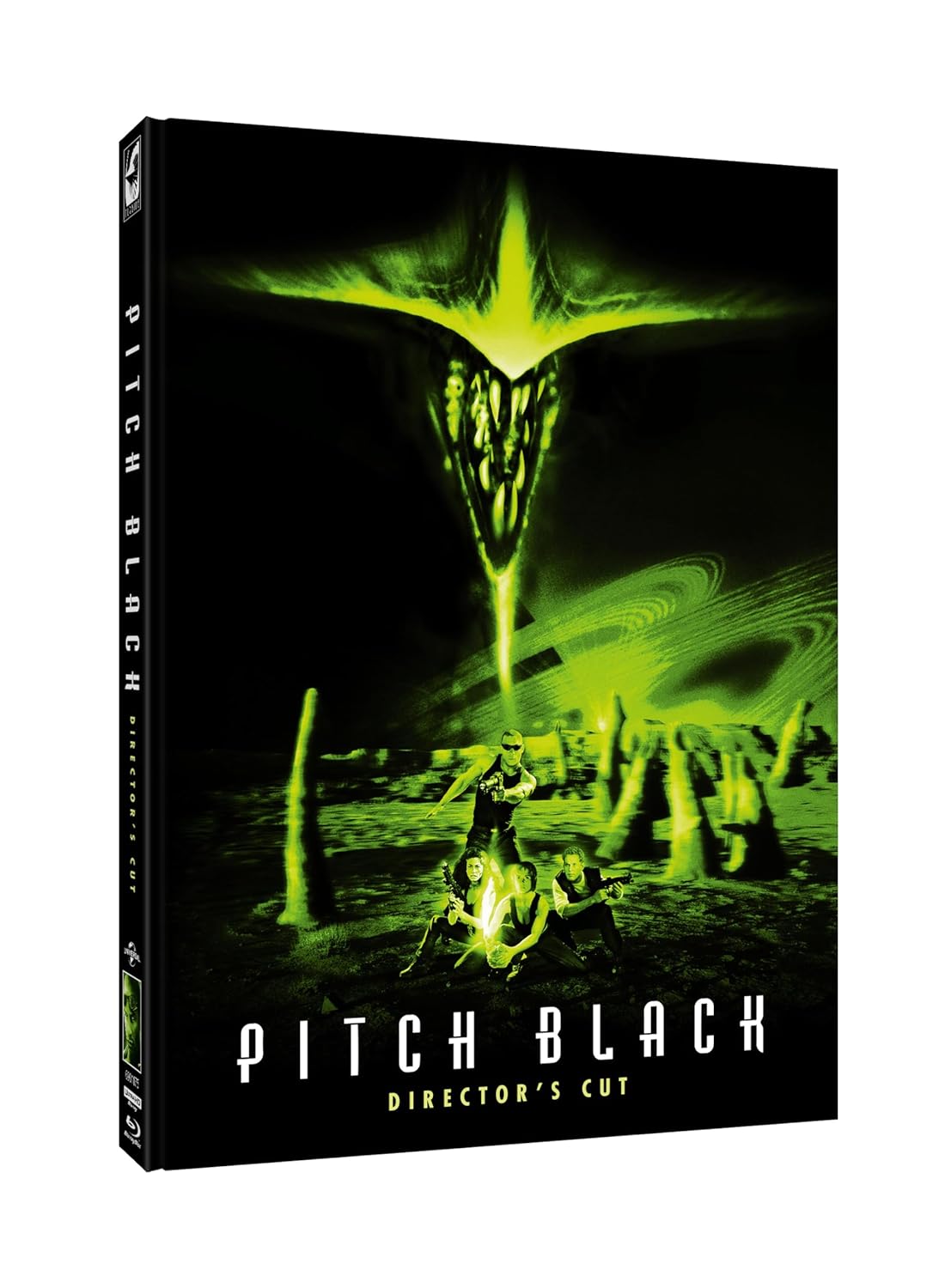 Pitch Black - Director's Cut | Mediabook (Ultra-HD Blu-ray + 2x Blu-ray) Green-Artwork - 666 Stück