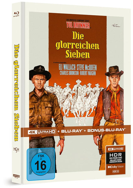 Die glorreichen Sieben - Limitiertes Mediabook (4K Ultra HD + Blu-ray + Bonus-Blu-ray)