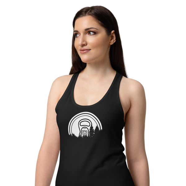 Women’s fitted racerback tank top