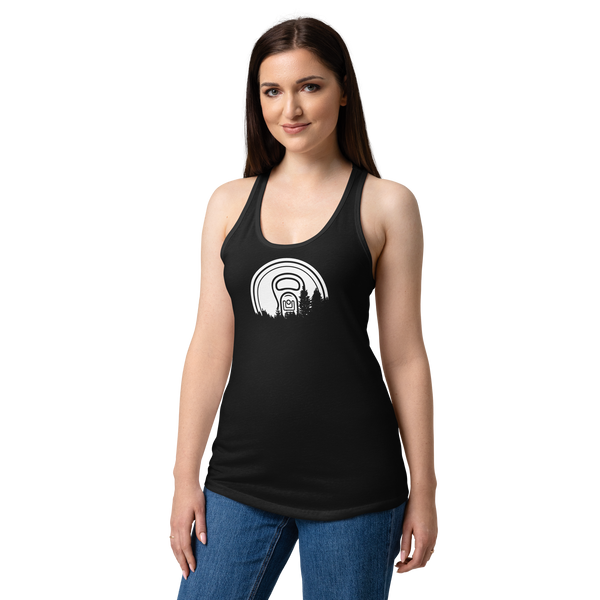 Women’s fitted racerback tank top