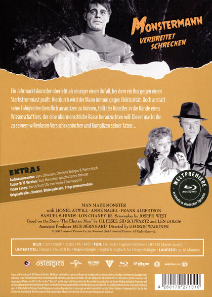 MONSTERMANN VERBREITET SCHRECKEN (Blu-Ray Weltpremiere) - CLASSIC CHILLER COLLECTION # 12