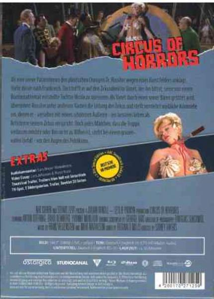 Circus of Horrors (Blu-Ray + CD) CLASSIC CHILLER COLLECTION # 10