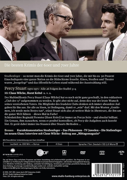 Straßenfeger 04: Percy Stuart (Staffel 3+4) (4 DVD)