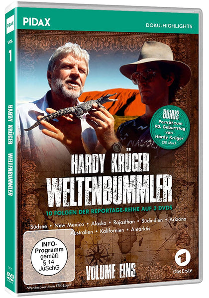 Hardy Krüger - Weltenbummler Vol. 1 (3DVD)