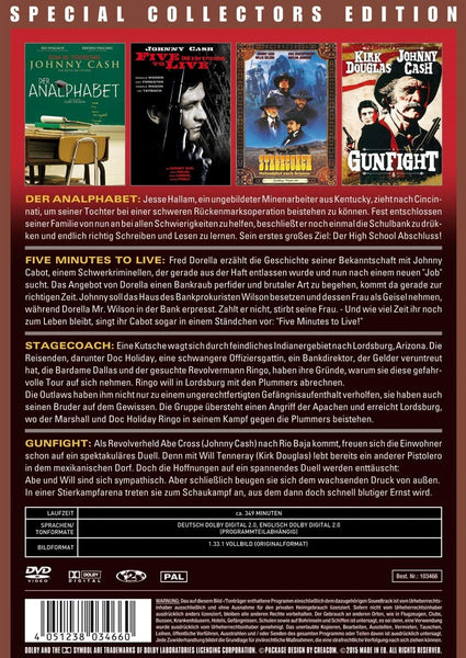 Die grosse Johnny Cash Spielfilmbox (2 DVD)