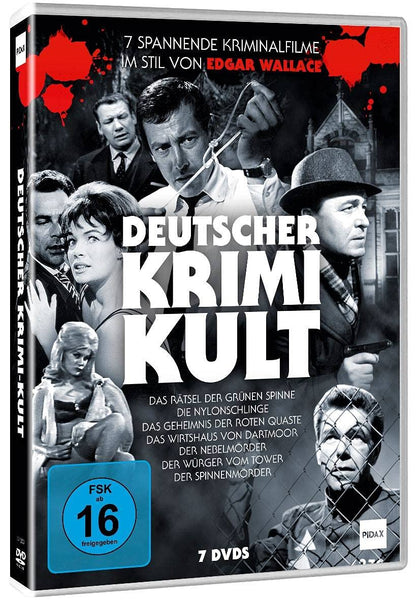 Deutscher Krimi-Kult / 7 spannende Kriminalfilme im Stil von Edgar Wallace
